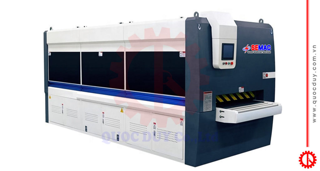 Máy chà nhám chổi 9 hàng trục 1300mm SM-1300-9S | Quốc Duy