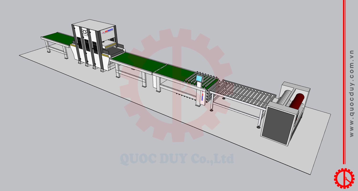 AUTOMATIC LAMINATED HOT PRESS PRODUCTION LINE
