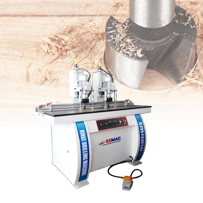 Door lock and hinge drilling machine