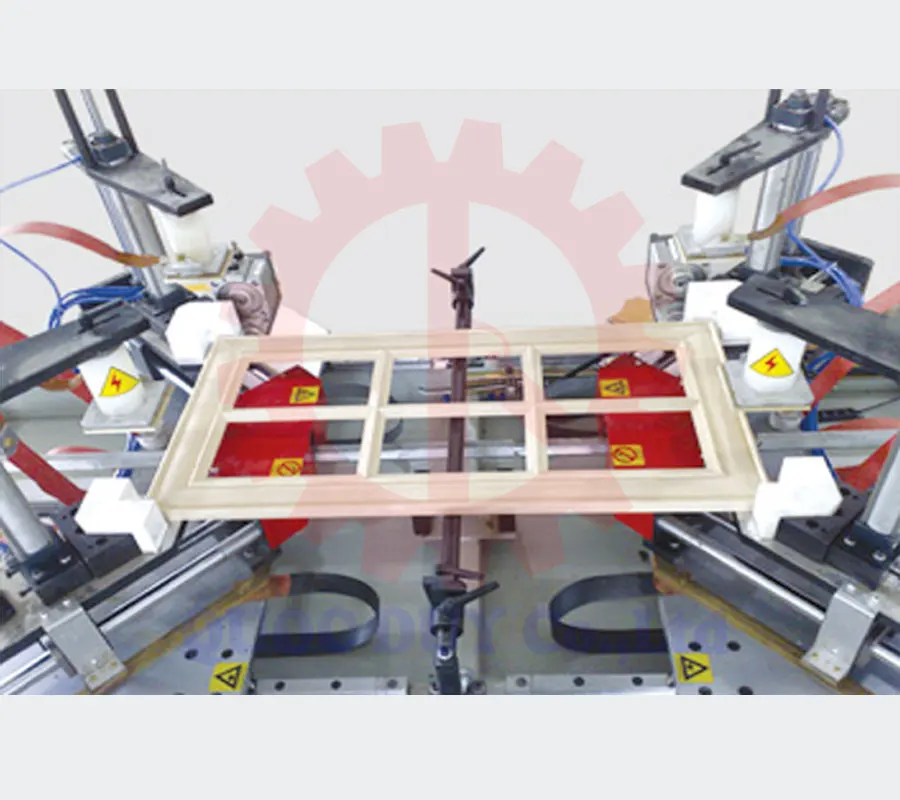 Structure of high frequency frame assembling machine