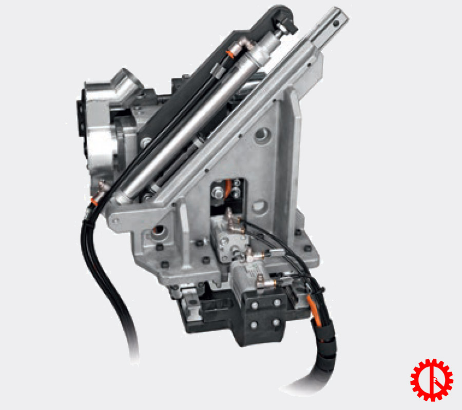 AUTO SINGLE SIDED EDGE BANDING MACHINES - AKRON 1100 Bộ phận xén đầu đuôi máy dán cạnh tự động phay trước cnc AKRON-1100 | Quốc Duy