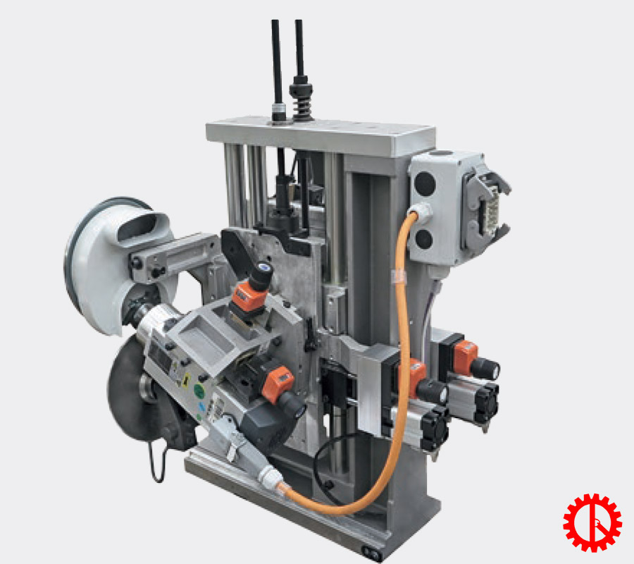 AUTOMATIC SINGLE SIDED EDGEBANDING MACHINE - STREAM A Bộ xén trên dưới máy dán cạnh ván thẳng tự động STREAM A | Quốc Duy