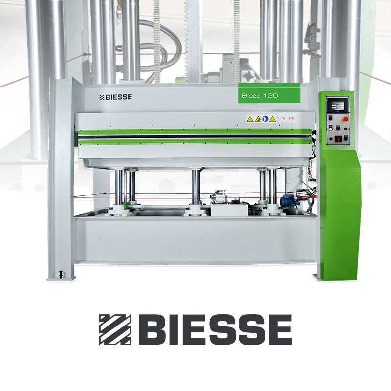 Biesse hot press equipment