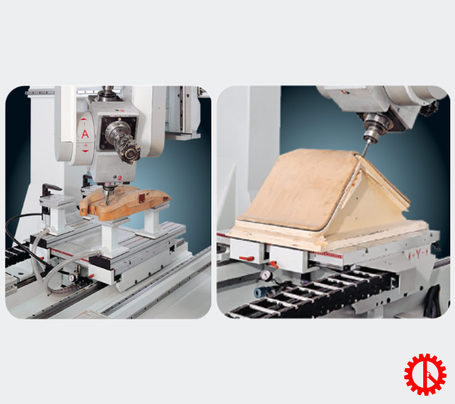 5 AXIS CNC MACHINING CENTRES - CLIPPER Bàn làm việc