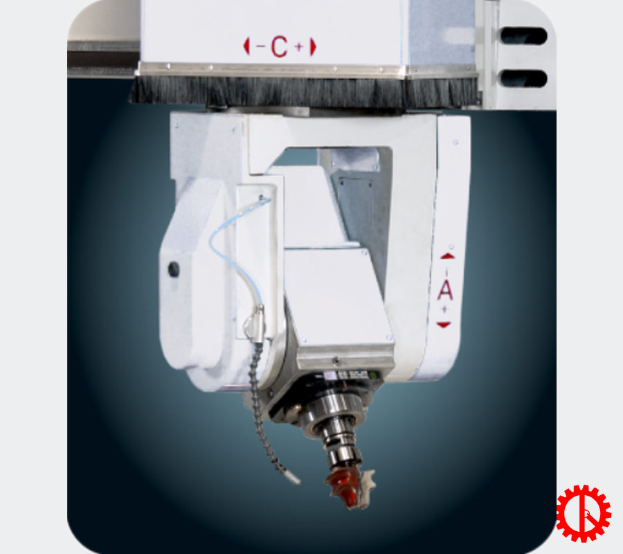 5 AXIS CNC MACHINING CENTRES - CLIPPER Đầu dao T1