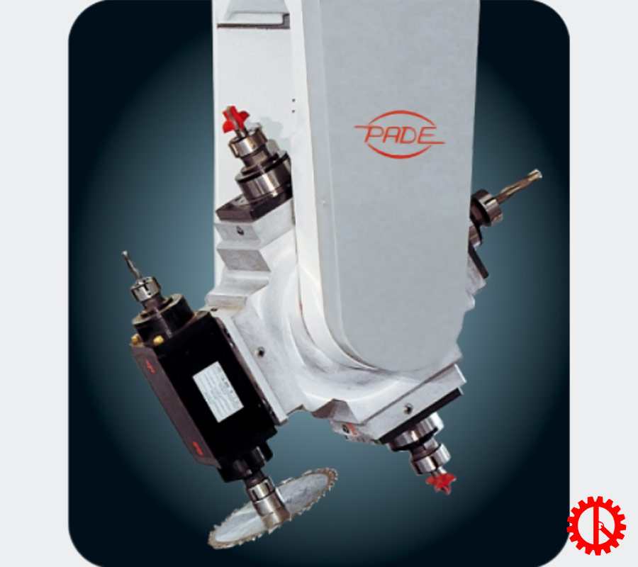 5 AXIS CNC MACHINING CENTRES - CLIPPER Đầu dao điện tử T4