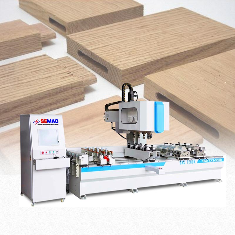 Tenon and mortise machine