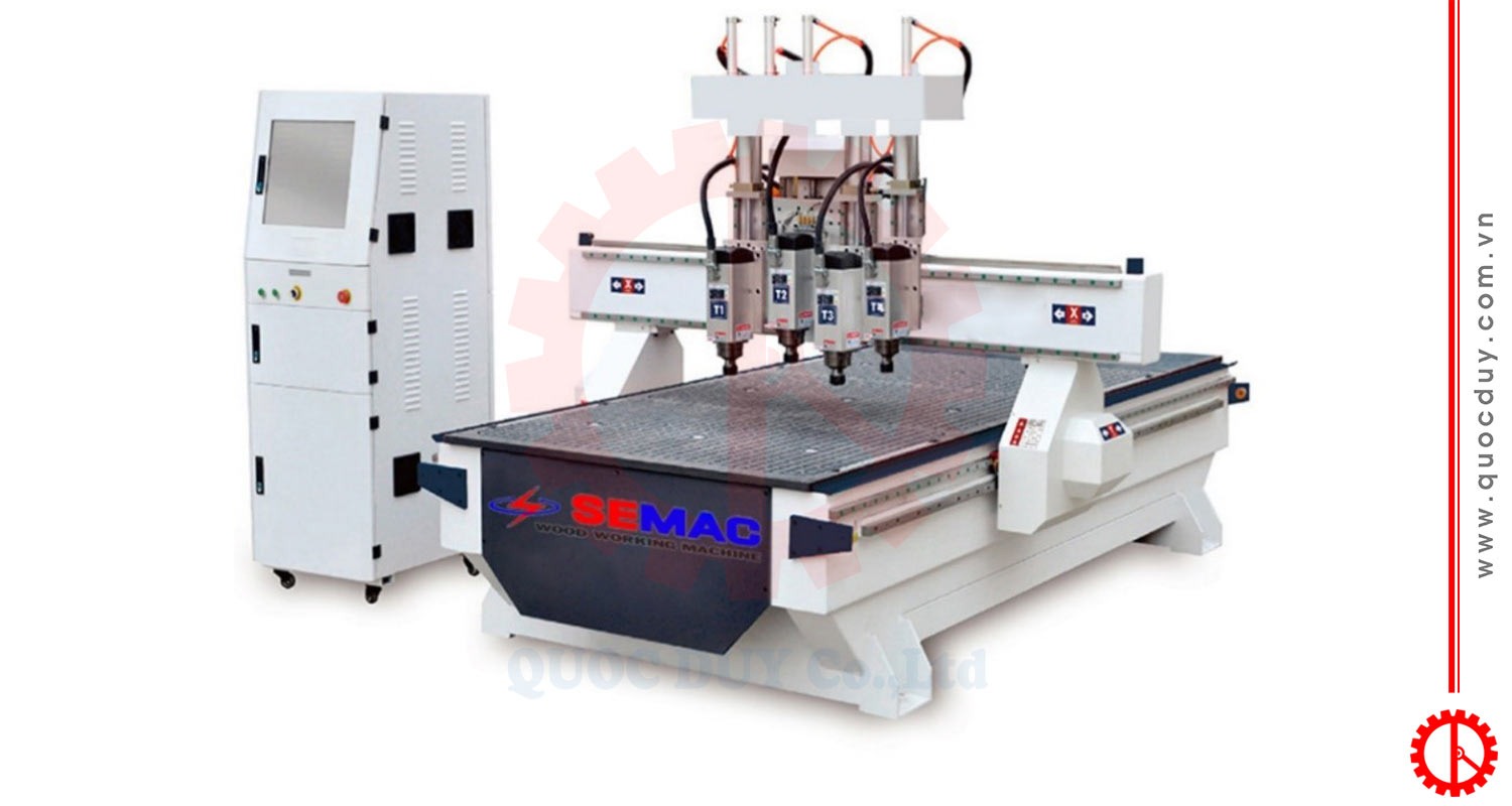 4 axis cnc router machine | Quoc Duy