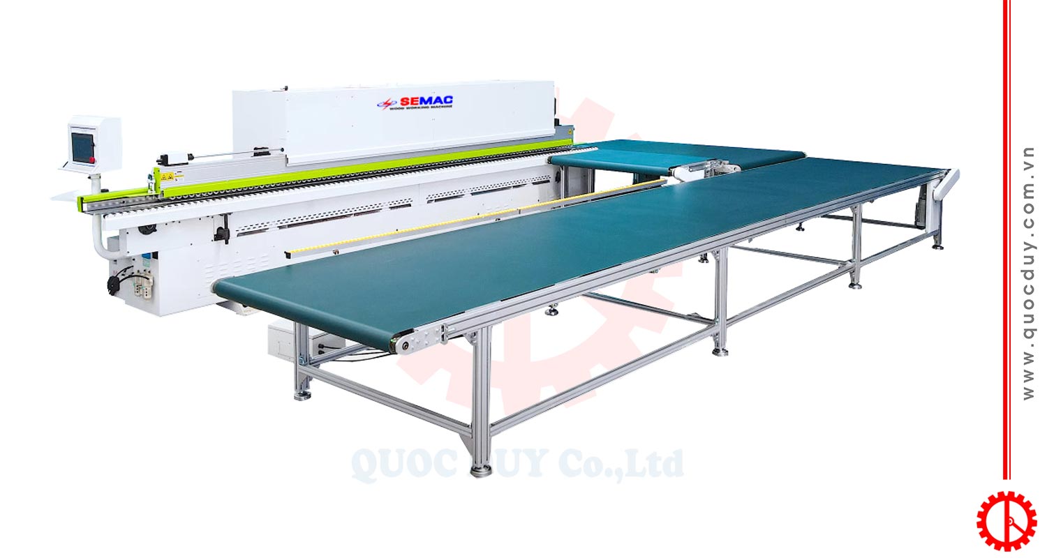 Fully auto edge banding machine circular production line | QUOC DUY