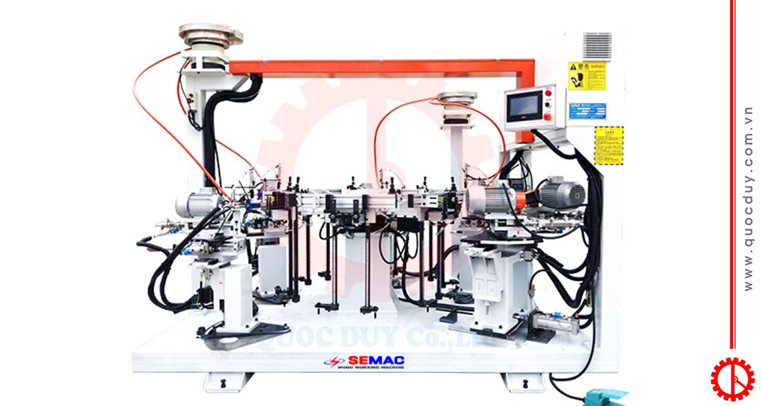 rotary table back drilling and tapping machine | Quoc Duy