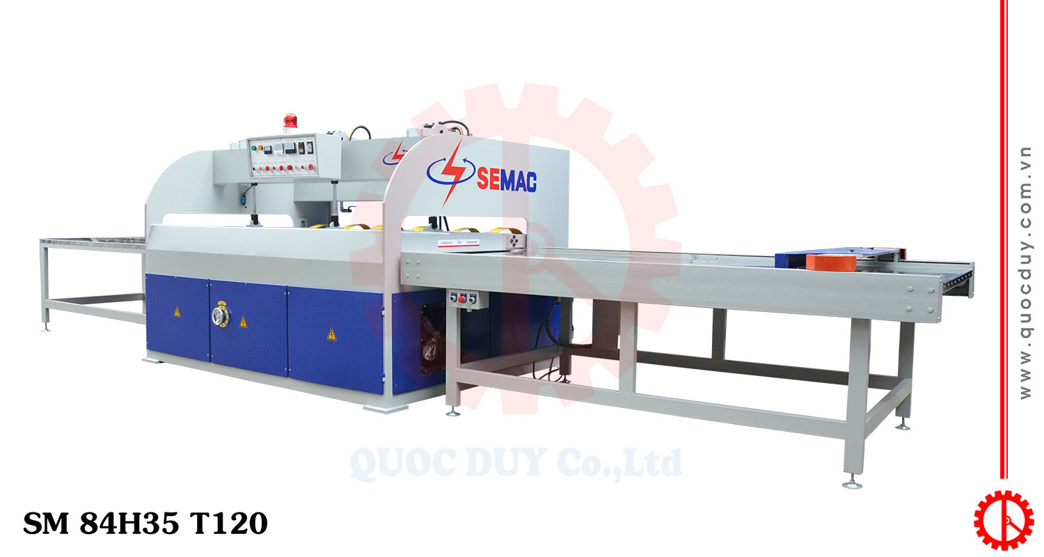 High frequency edge glued panel press - SM 84H35 T120 | Quoc Duy