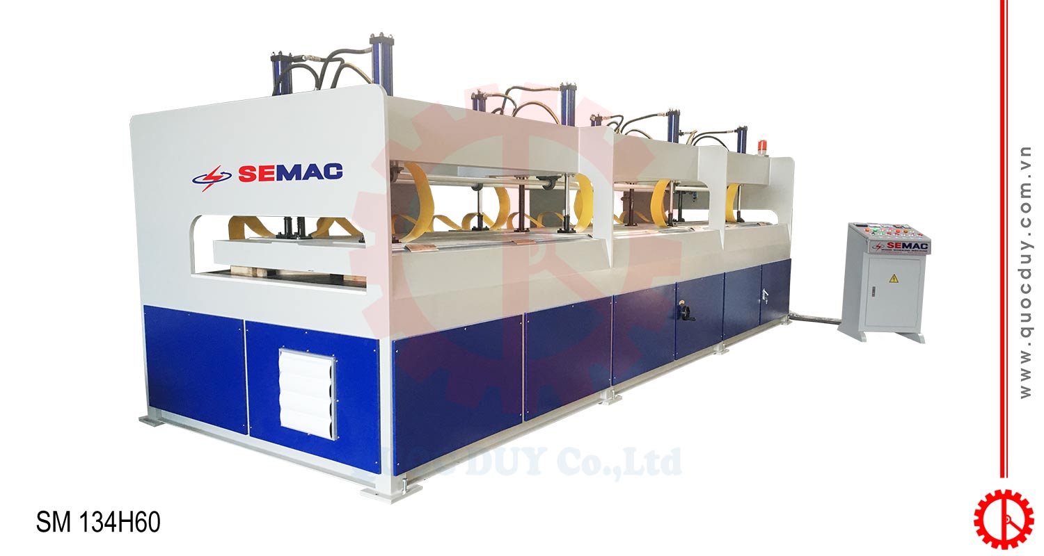 High frequency wood panel joining machine - SM 134H60 | Quoc Duy