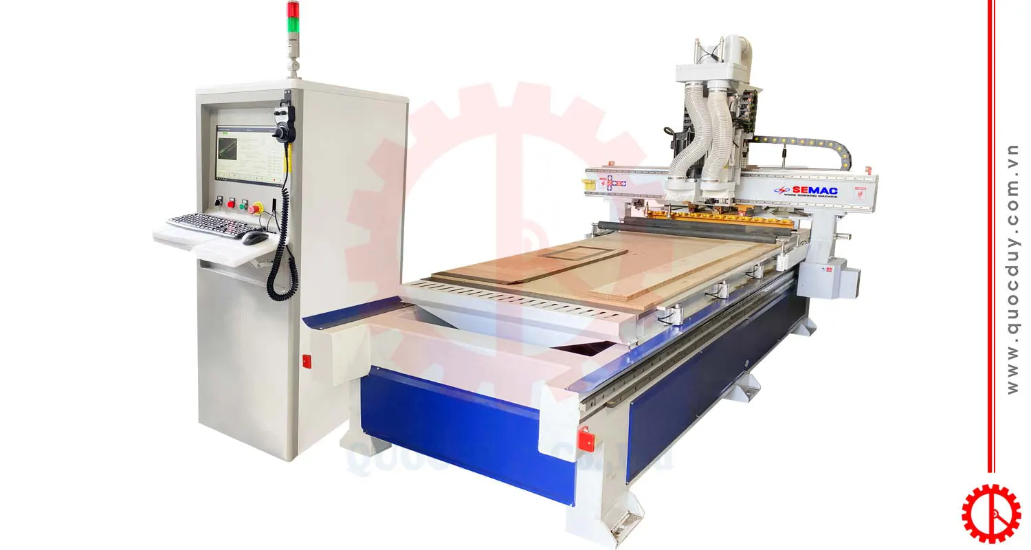 CNC router machine with roller| QuocDuy