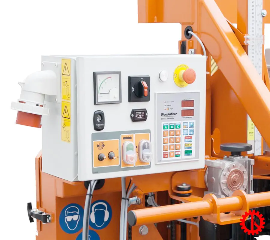 Control system of portable sawmill machine