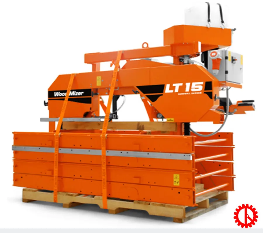 Machine images when packaged portable sawmill machine