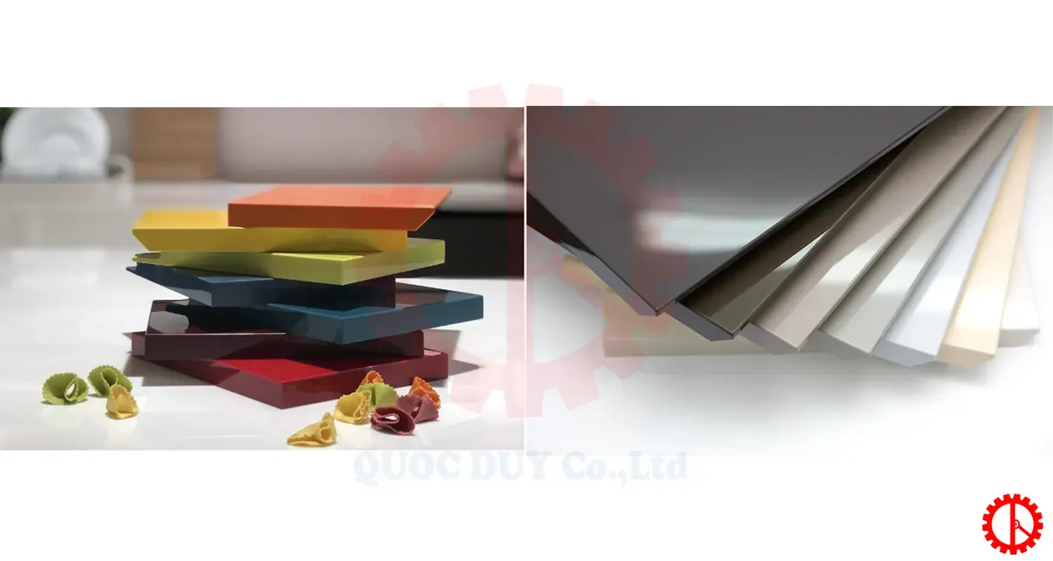 Products of acrylic edge banding
