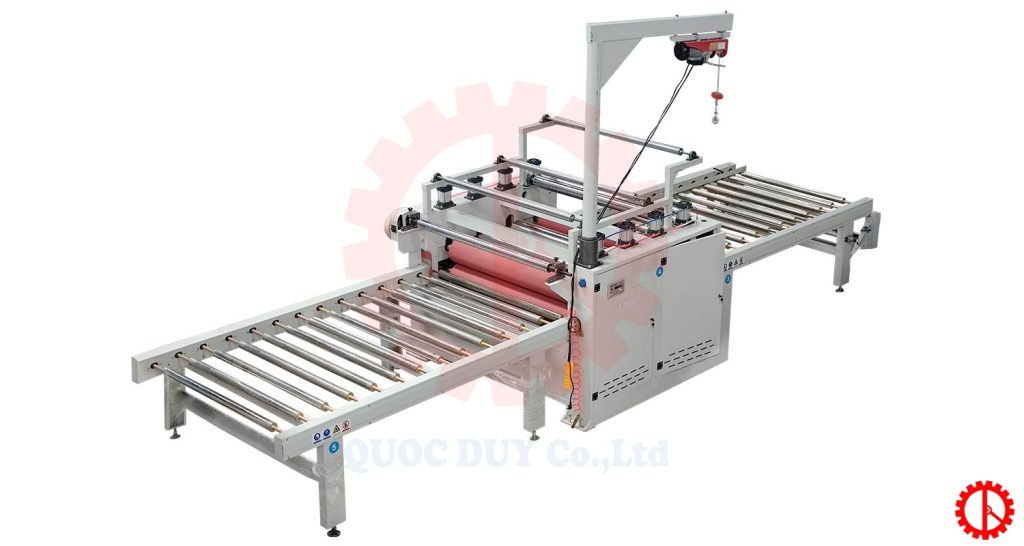 PAPER LAMINATE COATING LINE – SMXJ 1350C pressing machine