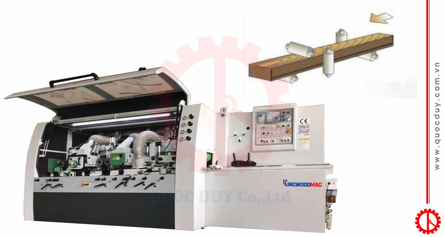 HIGH SPEED 230MM 5 SPINDLES 4 SIDE PLANER - KW 523H