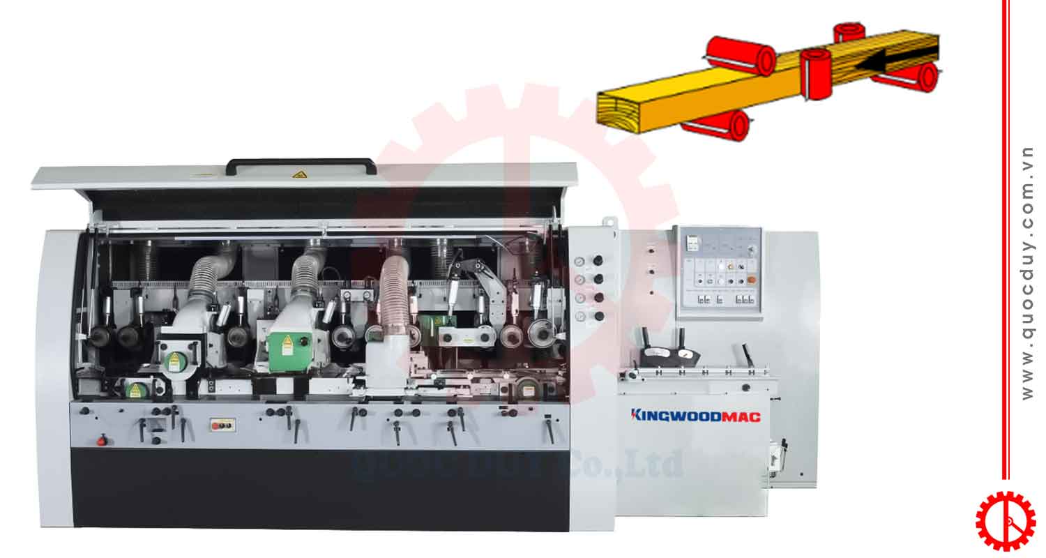 HIGH SPEED AUTOMATIC FEEDING 5 SPINDLES 4 SIDE PLANER - KW 523MH