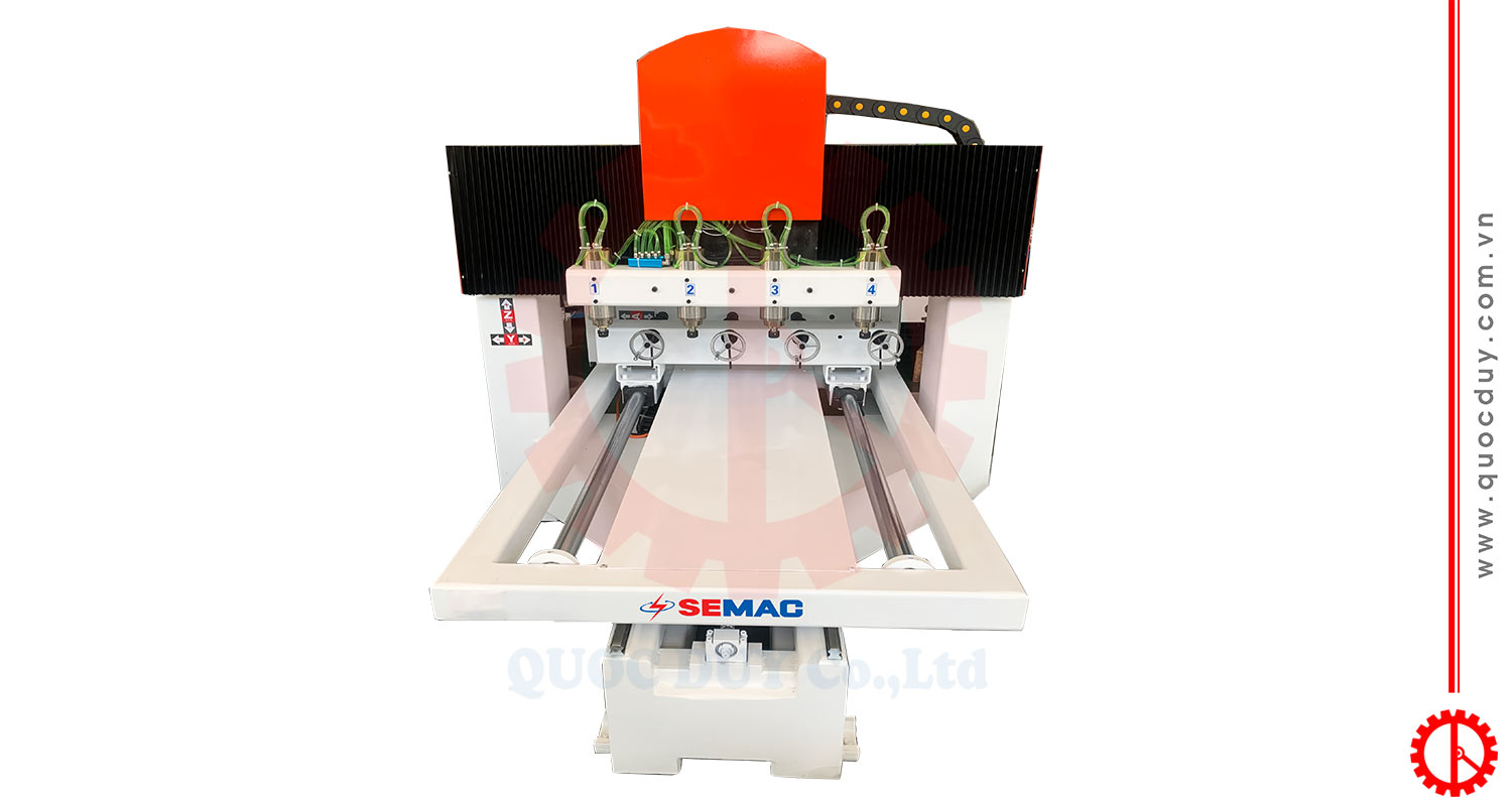 4 head 3d cnc carving machine