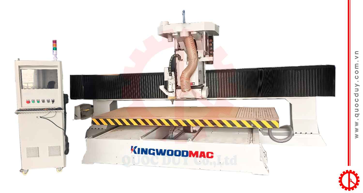 cnc router with disc automatic tool changer and 180° rotating planer spindle
