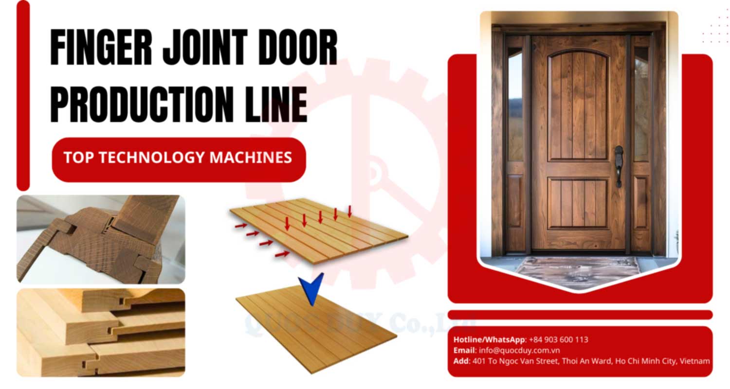 HIGH-CAPACITY FINGER JOINT DOOR PRODUCTION LINE