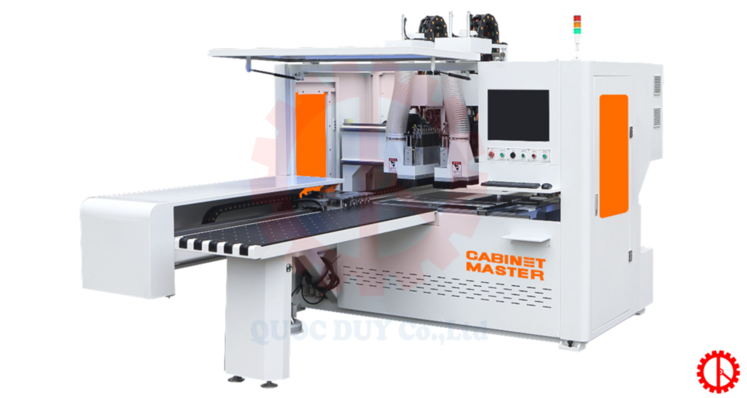 HIGH-SPEED 6-SIDED CNC DRILLING MACHINE WITH DUAL DRILLING UNITS - CB 126SE