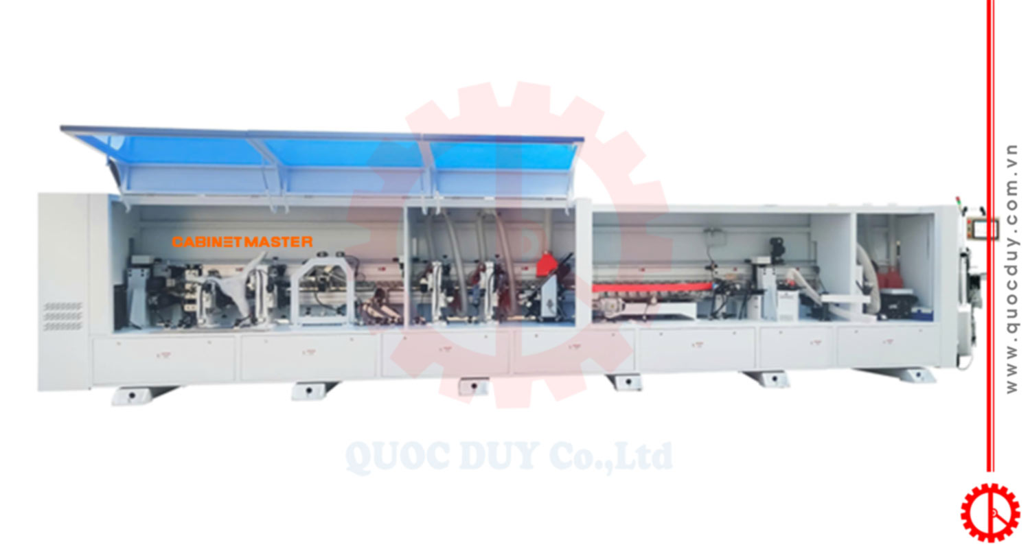 straight edge bander with two component glue system