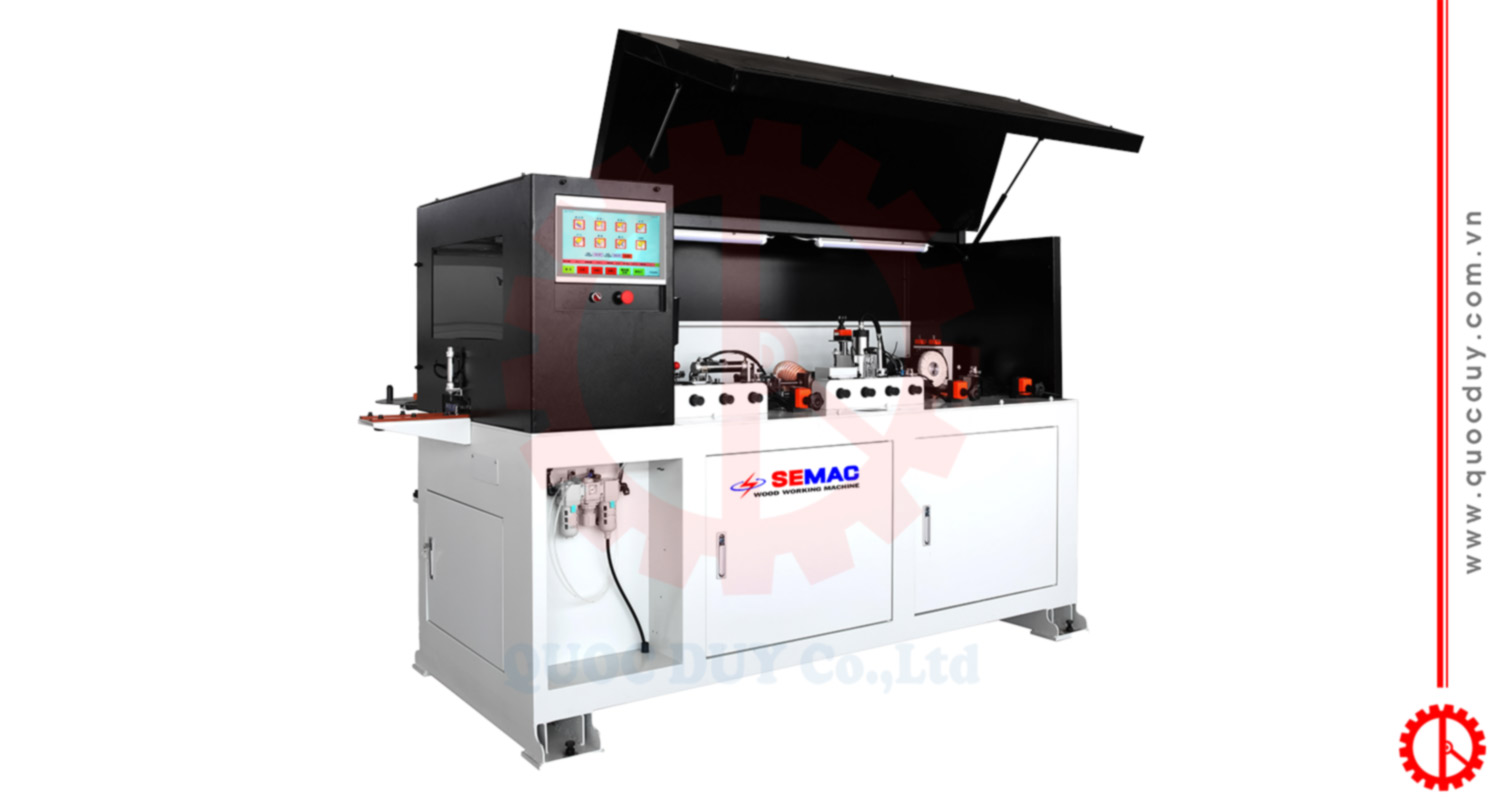 wood slat edge banding machine