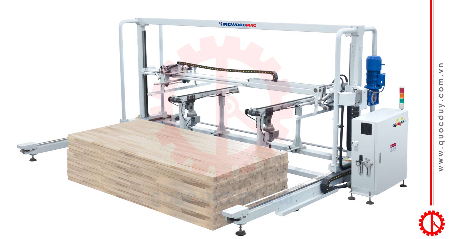 automatic outfeed stacker for finger jointer