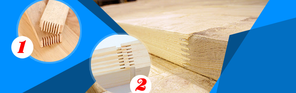 Finished products of the finger joint production line