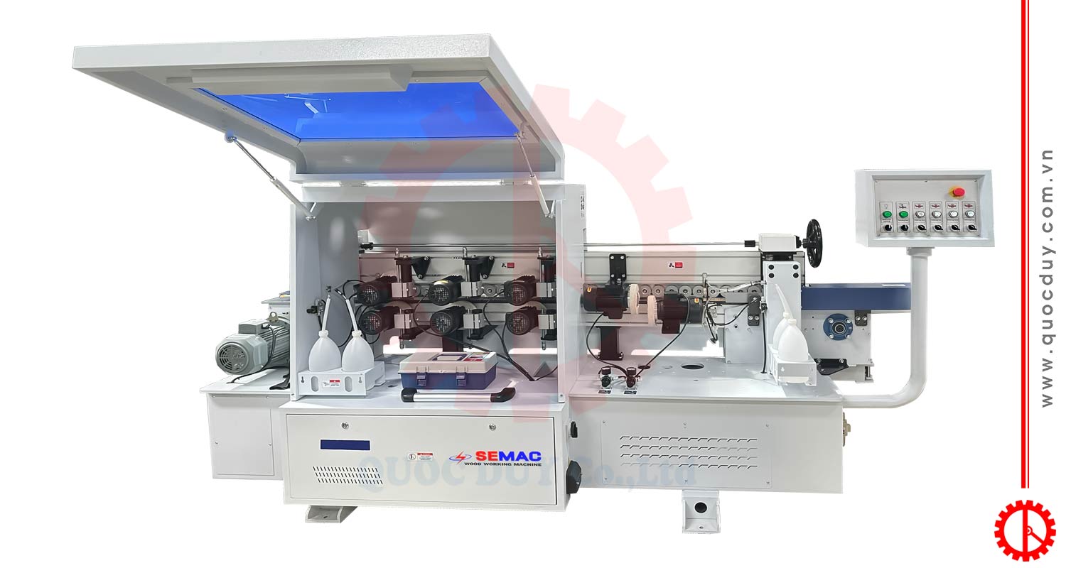 Panel edge polishing machine