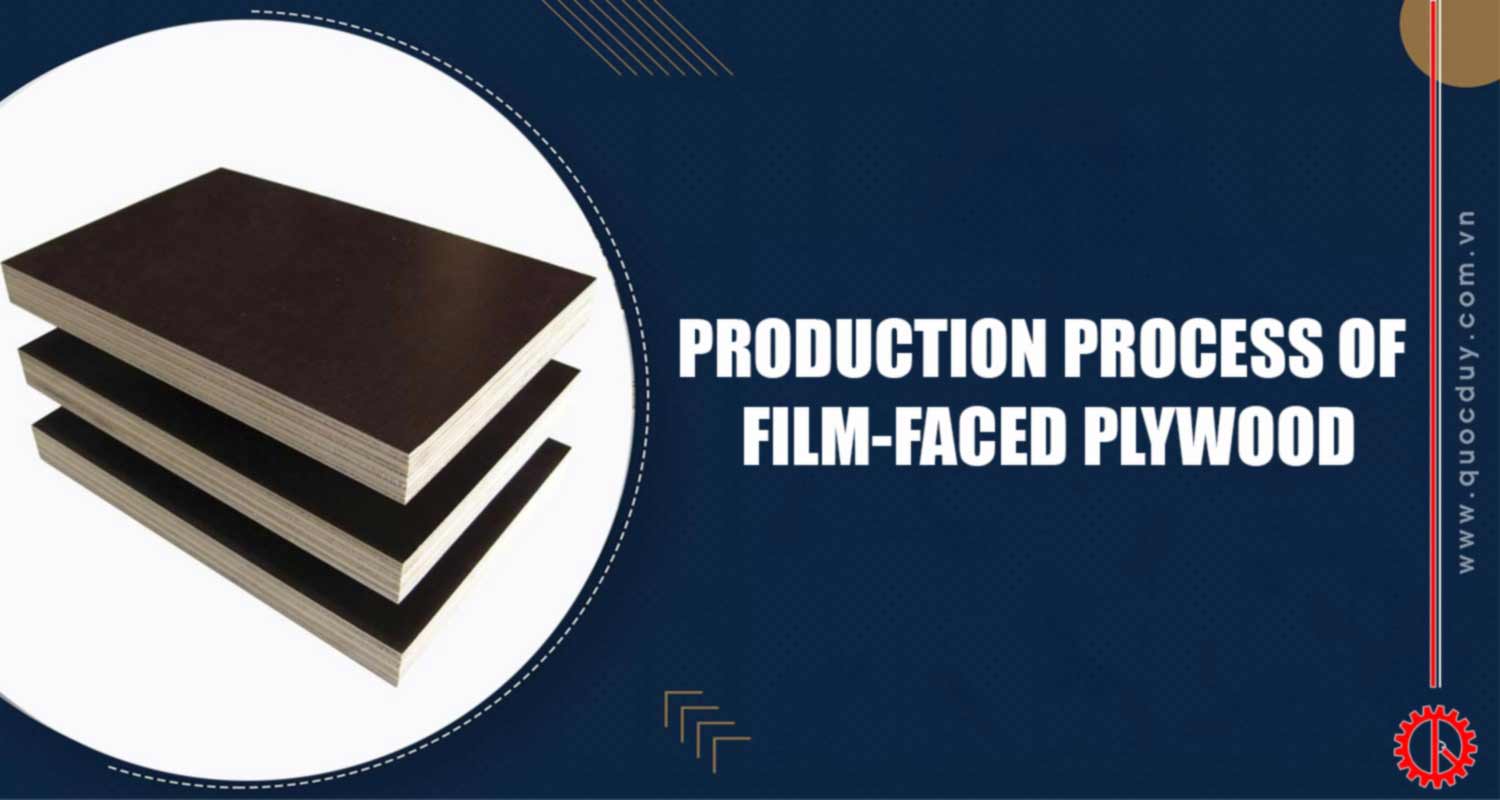 production process of film-faced plywood