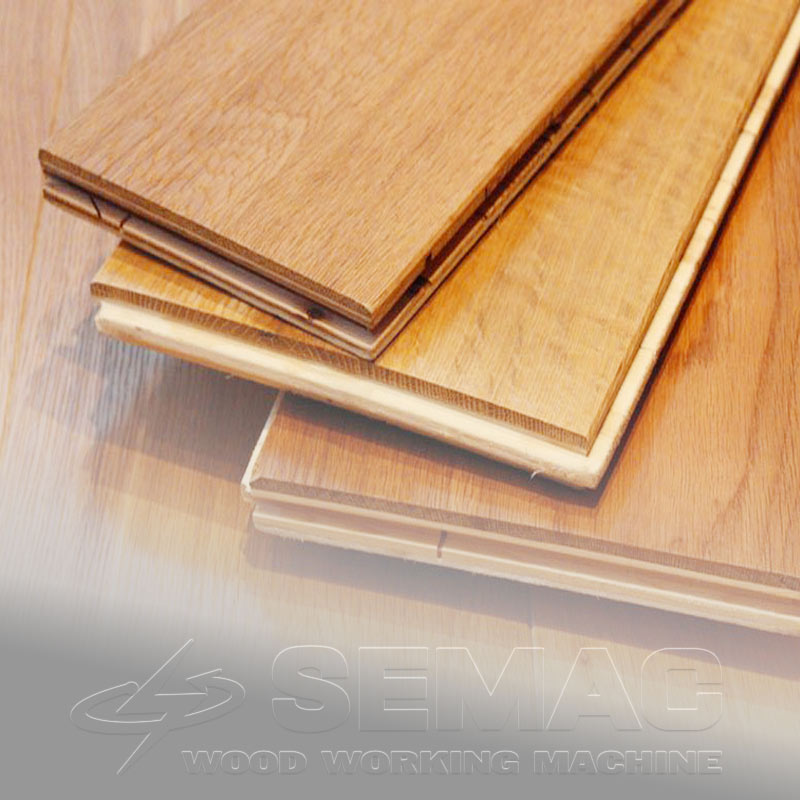 Wood flooring production line