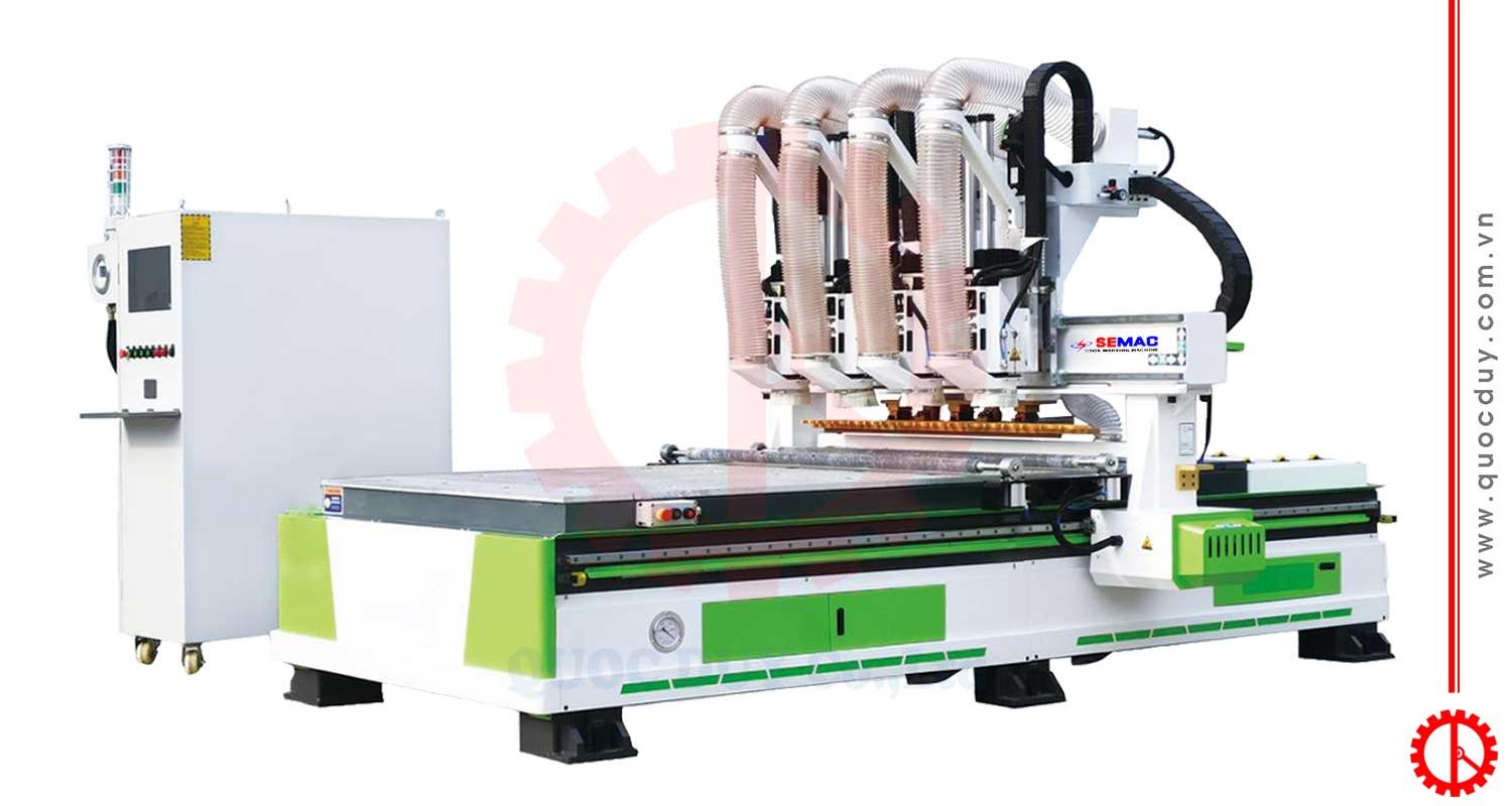 4 spindle independent CNC router