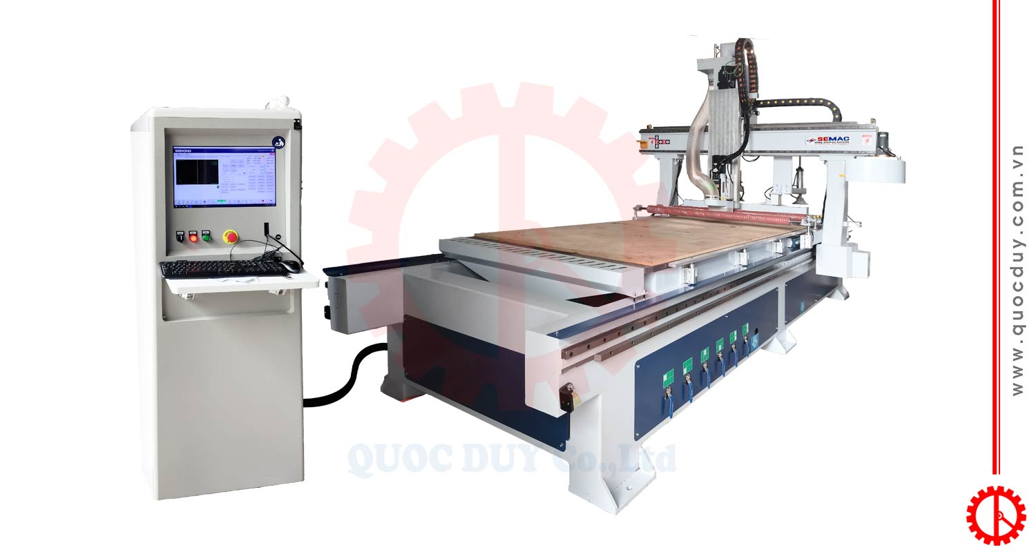CNC router milling machine with rotary tool magazine | Himag