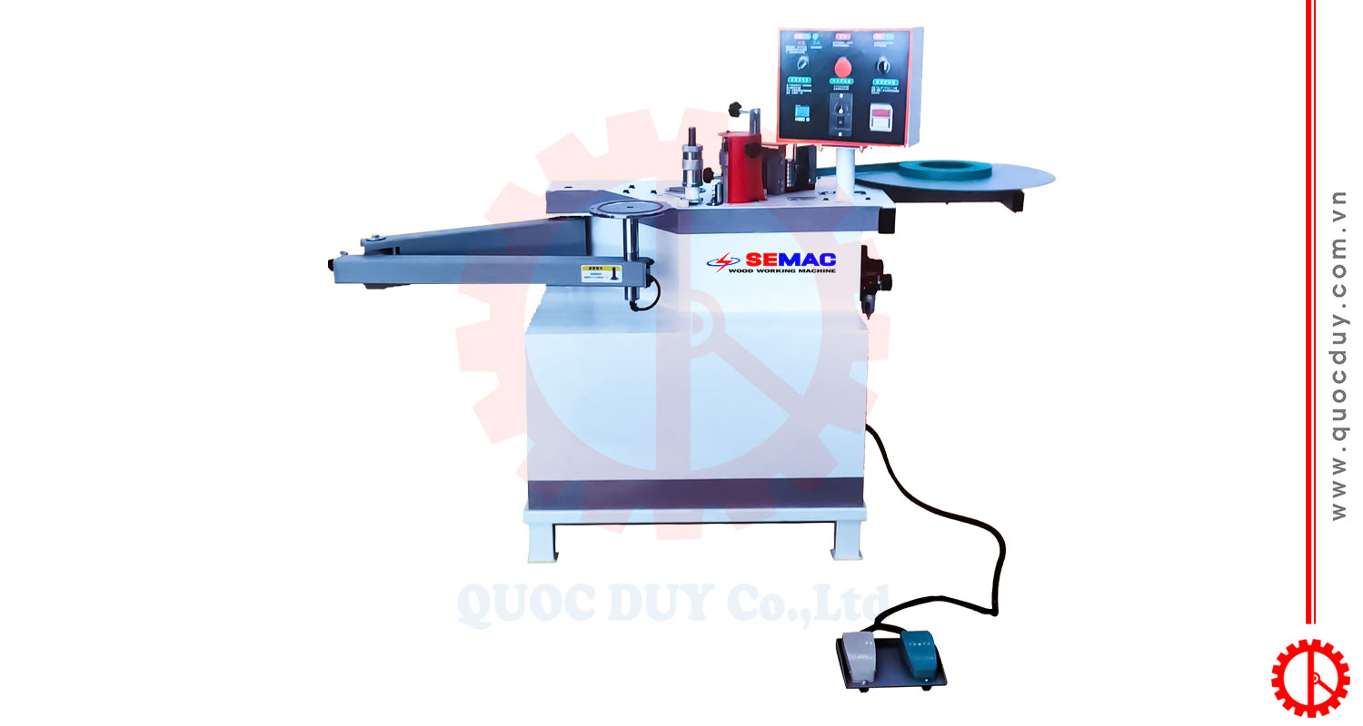 Manual curved edge banding machine
