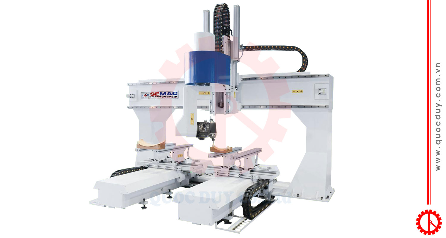 5 Axis 4 Dual Tool CNC Machining Center