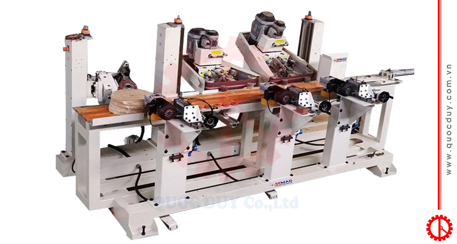 Automatic 3 Unit Sander For Round Products