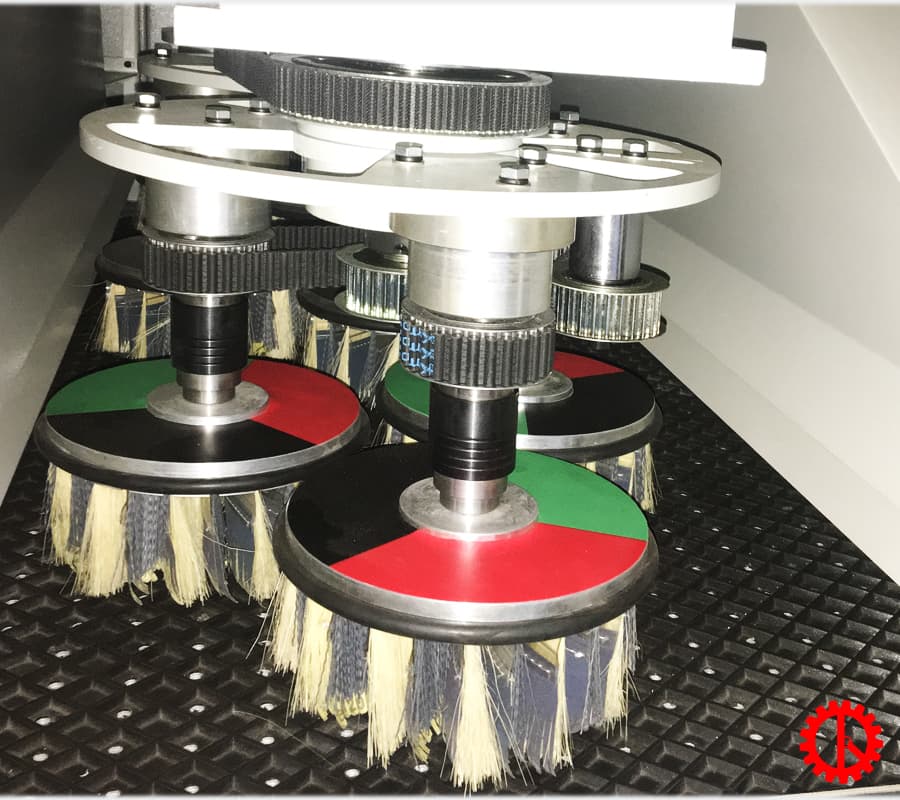Rotary disc sanding unit