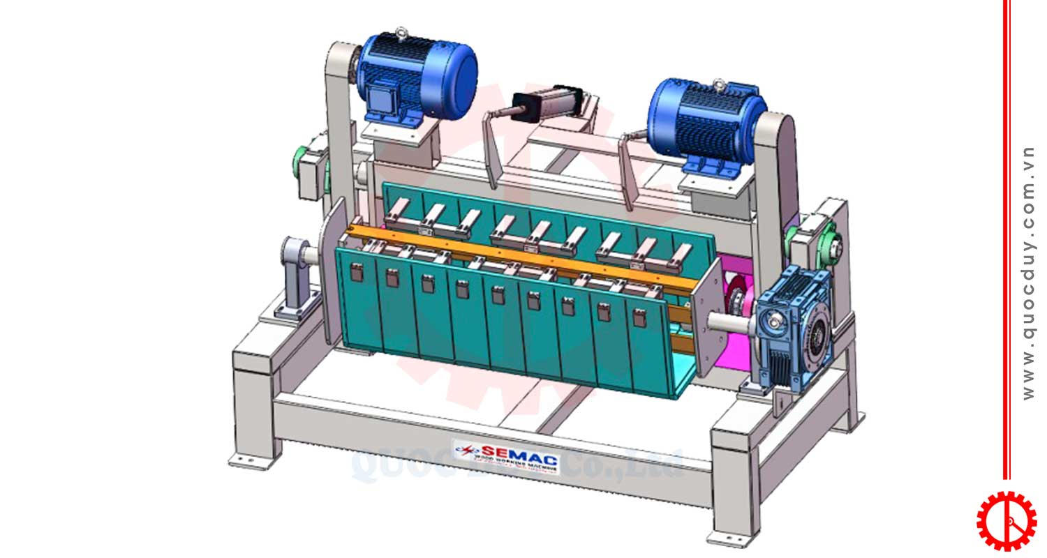 Horizontal Multi Blade Curved Saw