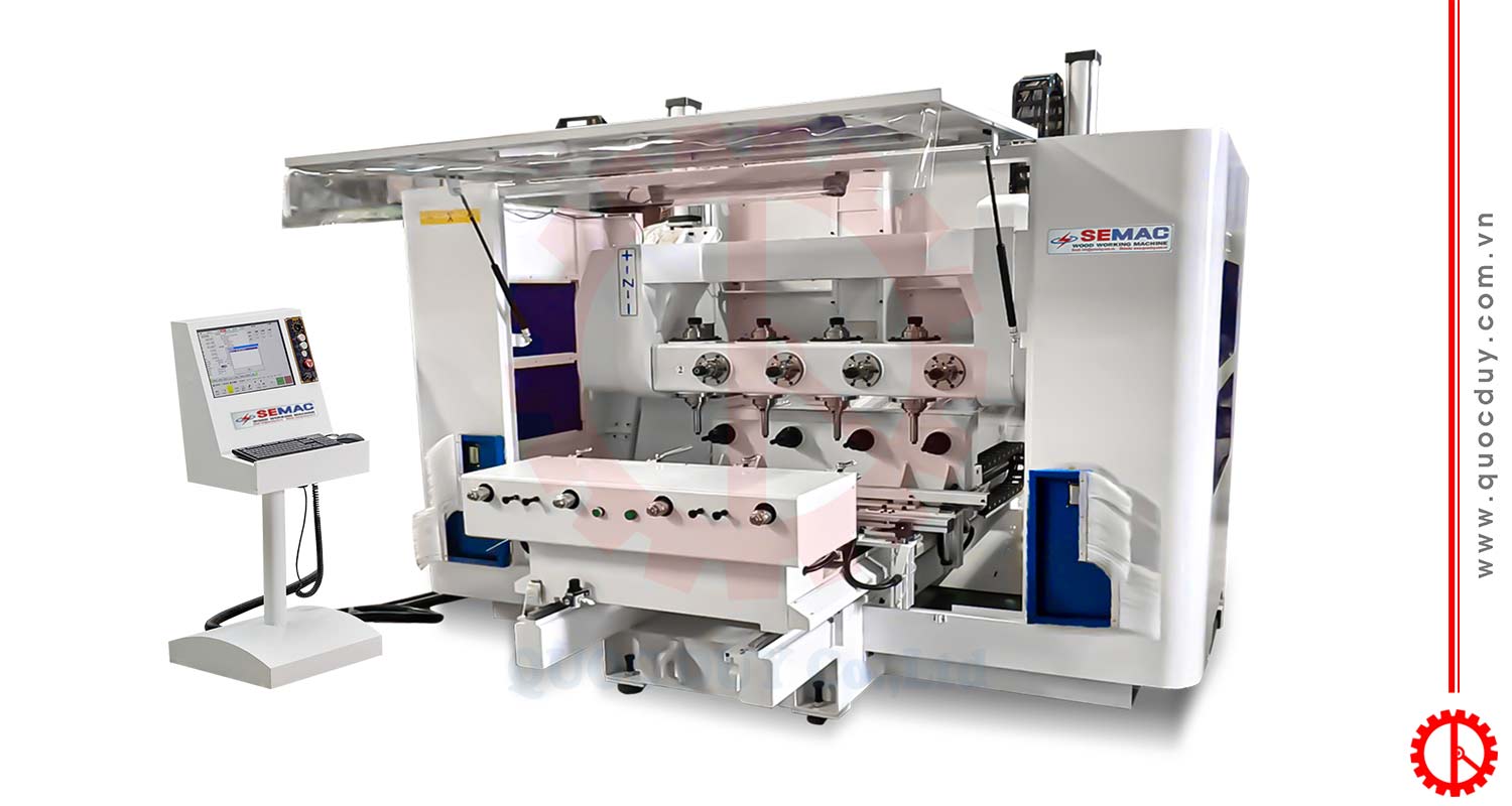 4 Spindle 16 Tools CNC Machine