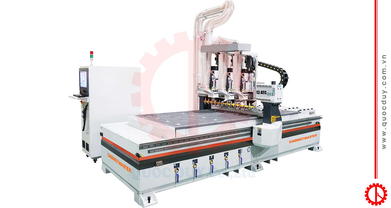 3 Independent Spindle CNC Router