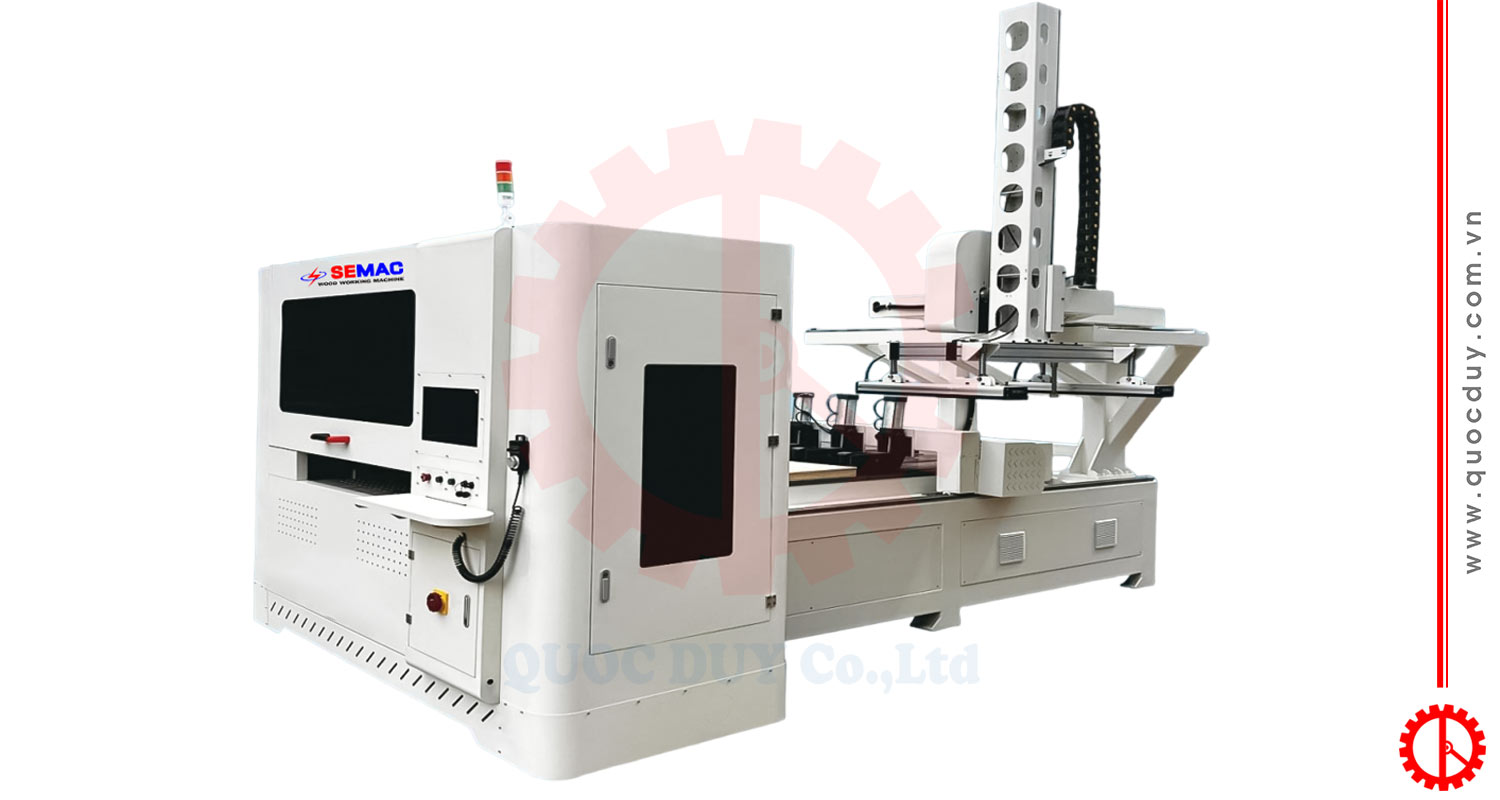 Automatic feeding CNC contour bandsaw and router machine