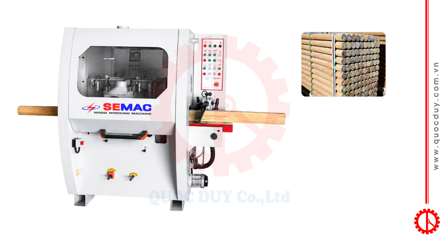 High speed round dowel milling machine