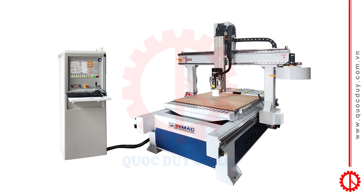 Single Spindle CNC Router with 12 tools