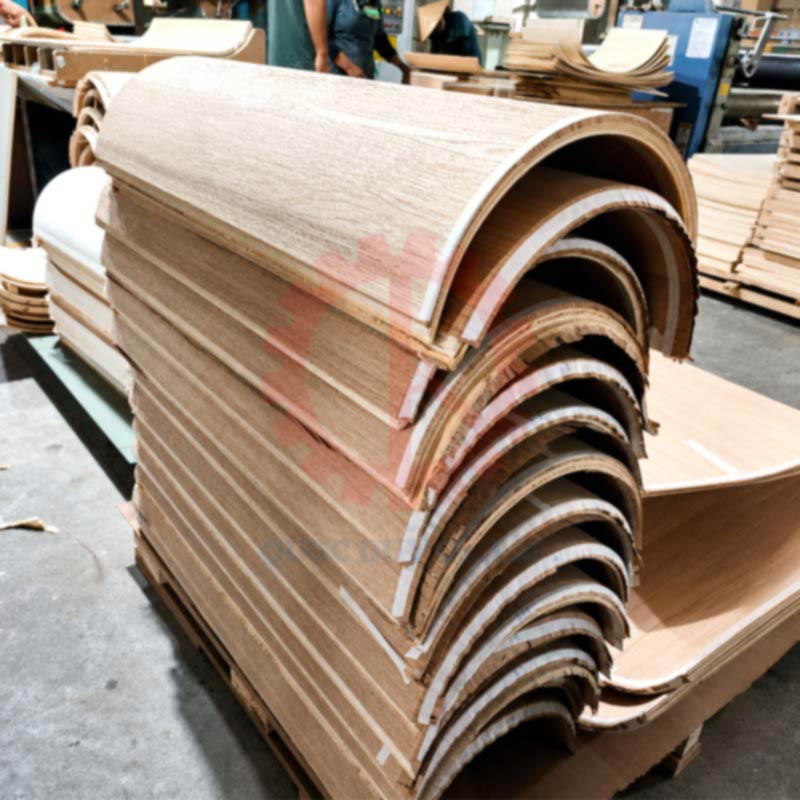 VENEER LAMINATING PRODUCTION LINE (10,000 PANELS/MONTH) san pham chuyen phu mat veneer 3