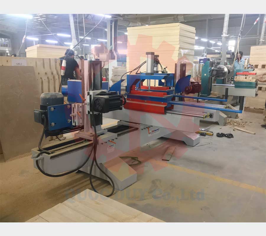 Delivery of double end saw machine in Dong Nai