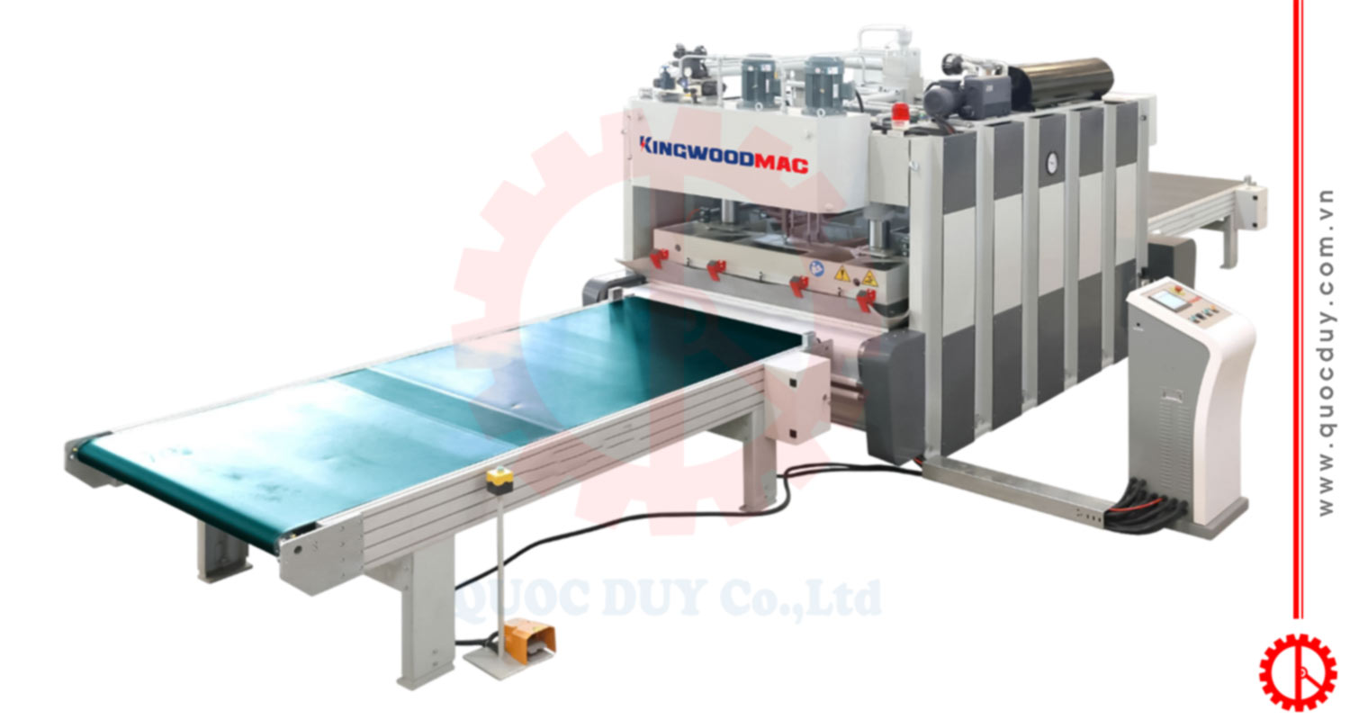 single-side-vacuum-membrane-press-conveyor-type