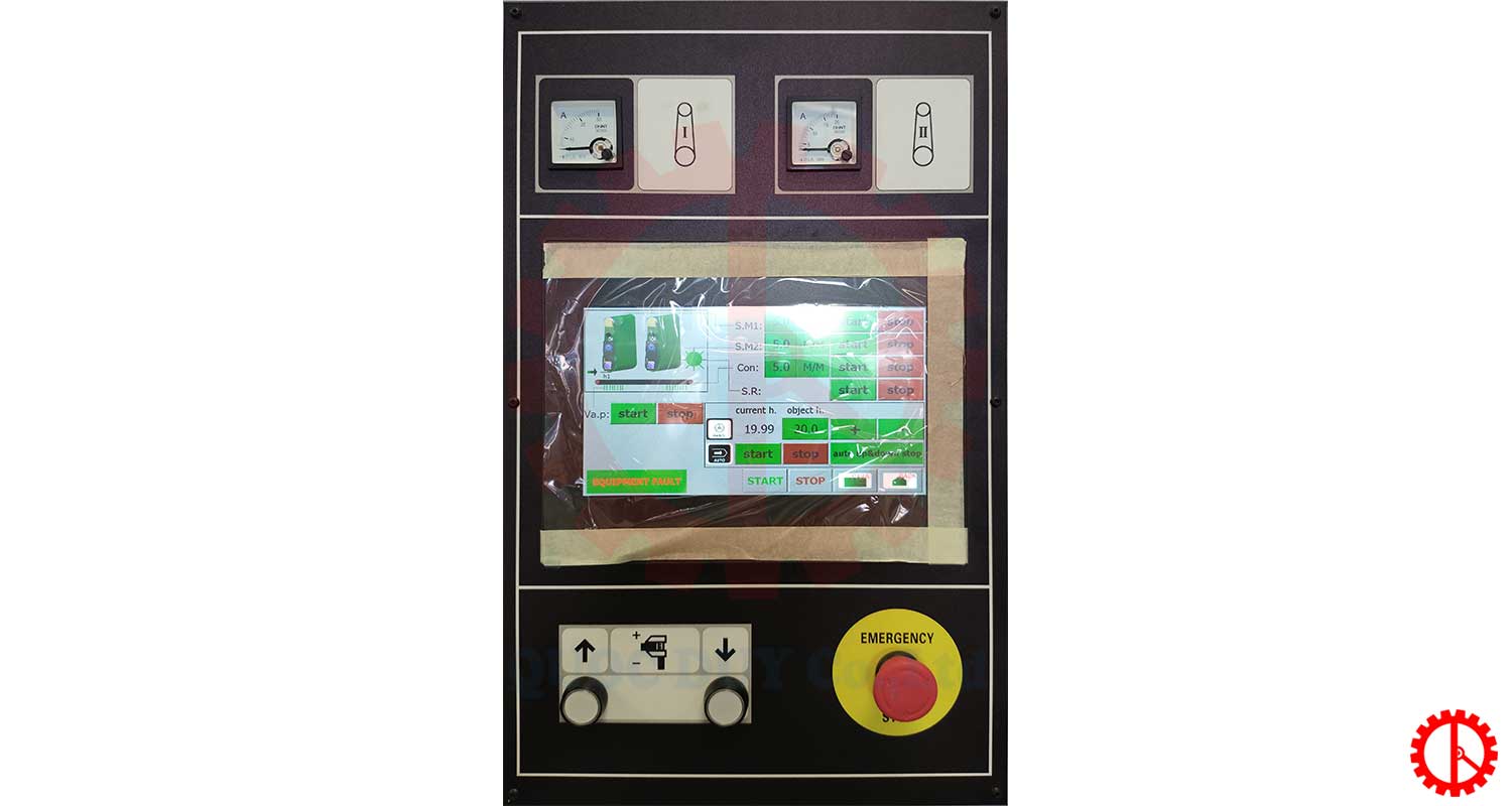TWO-HEAD LACQUER SANDING MACHINE – SMS 700RR/1000RR/1300RR control-panel